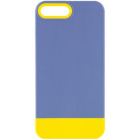 Чохол TPU+PC Bichromatic для Apple iPhone 7 plus / 8 plus (5.5") Силікон, Blue / Yellow
