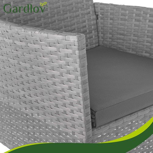 Садовая мебель из ротанга антрацитового цвета Gardlov 26907 | Зображення 5