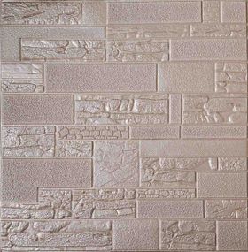 Самоклеюча декоративна 3D панель Єгипет рожеве золото Loft Expert 700x700x5 мм