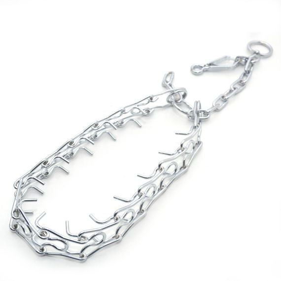 Нашийник удавка жорсткий для собак Zoo-hunt хромовий ХЖ №4 70 см | Зображення 2