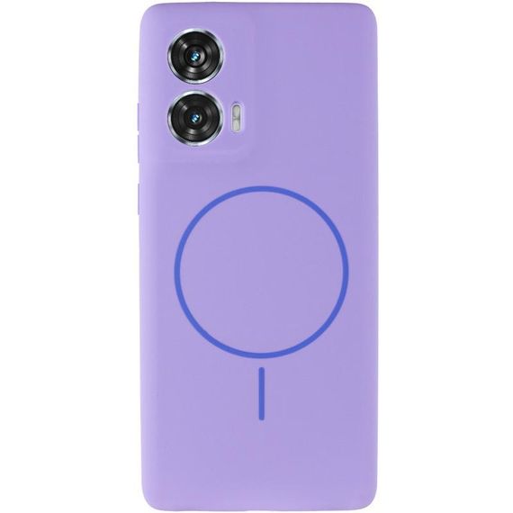 Чохол Silicone Cover Lakshmi Full Camera (AA) with MagFit для Motorola Edge 50 Fusion Бузковий / Dasheen | Зображення 1