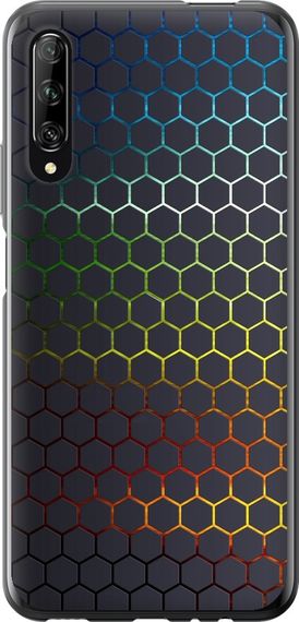 Чехол на Huawei P Smart Pro Переливающиеся соты "498u-1906-17620"