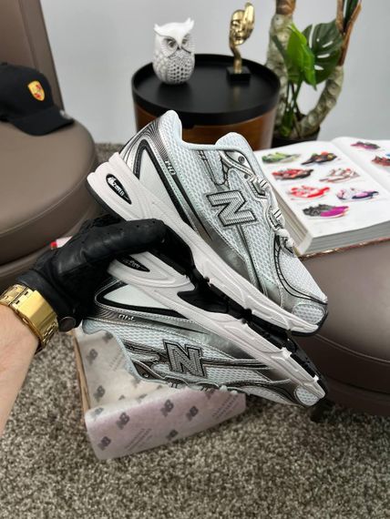 Кроссовки New 740 White Silver , Вьетнам 39 25 см | Зображення 3