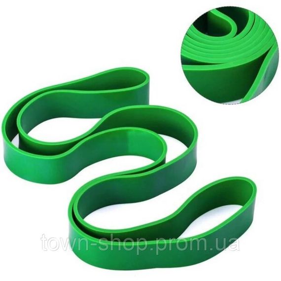Резиновая петля для тренировки Pro Loop Bands NE-B-452-23-54G, 23-54 кг, зеленая | Зображення 1