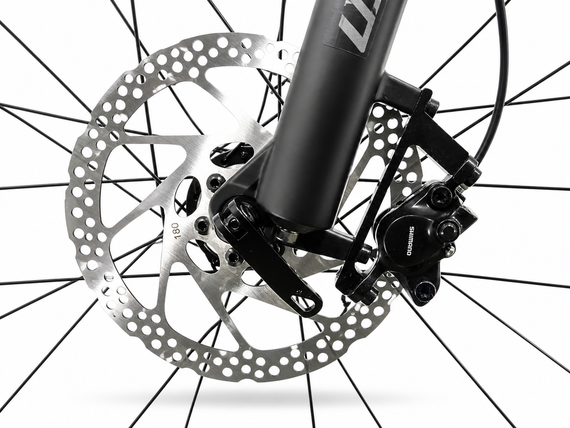 Велосипед горный 29" Crosser Solo рама 21", 1x12 L-TWOO AX, гидравлика Shimano MT200, воздушная вилка Зеленый | Зображення 7