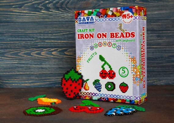 Магніти з термомозаїки "Фрукти" (TM-010) набір для творчості | Зображення 2