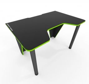 Стол компьютерный Comfy-Home Frost-2 черныйлайм