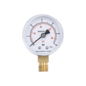 Манометр Thermo Alliance Standart 50 мм 1/4", нижнє під'єднання SD1706B