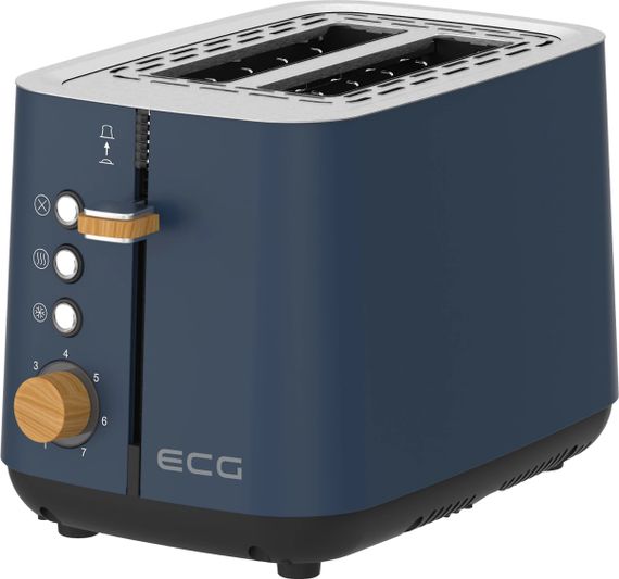Тостер EСG ST 2768 Timber Petrol 780-925 Вт синій