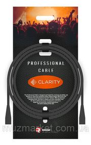 Симетричний кабель Clarity JACK-XLR(M)/2m