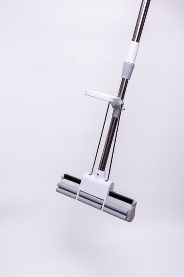 Швабра губка для миття підлоги з віджиманням швабра 38 (см) телескопічна самовіджимна HP-35015-33 | Зображення 5