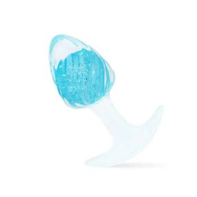 Анальная пробка Liebe Seele Icecream-shaped Crystal Anal Plug - Blue Medium Sex Aura