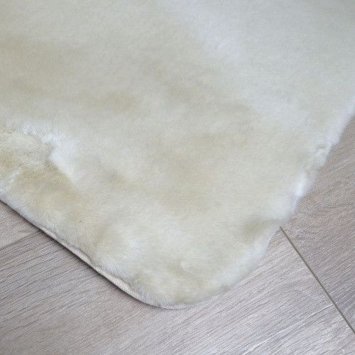 Килимок для підлоги з еко-хутра ТМ Dariana Tweed 160*220 см бежевий | Зображення 5