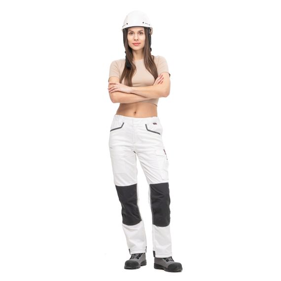 Штани жіночі STRETCH X, білі, розмір 54 | Зображення 2