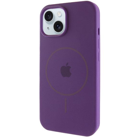 Чохол Silicone Case Full Protective (AA) with MagSafe для Apple iPhone 15 Plus (6.7") Фіолетовий / Amethyst