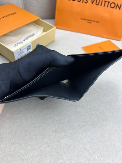 Гаманець чорний Louis Vuitton Monogram Multiple Shadow k415 | Зображення 1