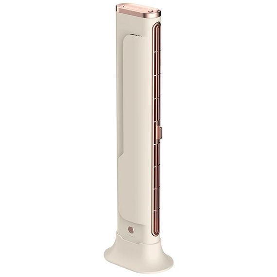Настільний вентилятор F3 Tower Fan 3 speeds with battery 1200 mAh Biege