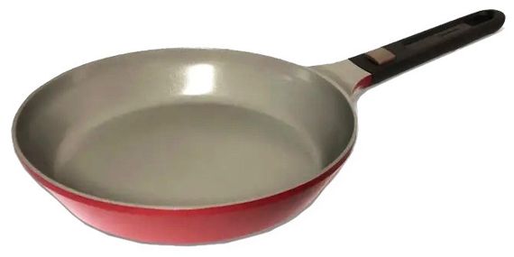 Сковорода Neoflam EK-MP-F28I Bordo Red с керамическим покрытием и съемной ручкой 28 см Бордовый | Зображення 1