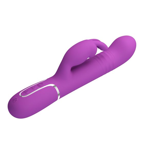 Вибратор-кролик с ротацией PRETTY LOVE Coale фиолетовый, 22.6 х 3.7 см Sex Aura | Зображення 5