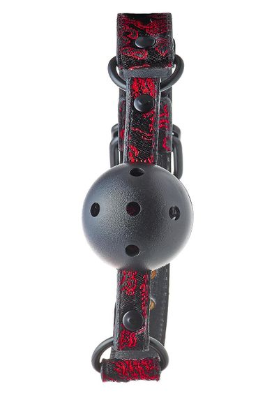 Кляп BLAZE DELUXE BREATHABLE BALL GAG, Червоний, Регульований | Зображення 3