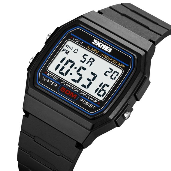 Skmei 2042BKWT Black-White | Зображення 1