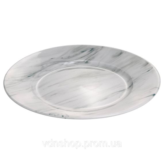 Столовый набор посуды тарелок и чашек 16 предметов на 4 персоны Marmor фарфоровый, обеденный столовый сервиз тарелок MD-16-2G | Зображення 2