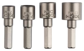 Головки торцеві Bosch 1/4&quot;, набір 4 шт, 7,8,10,13 мм (2.609.255.904)