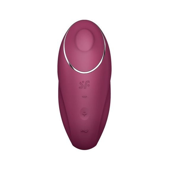 Кліторальний стимулятор - Satisfyer Tap & Climax 1 Red Sex Aura | Зображення 1