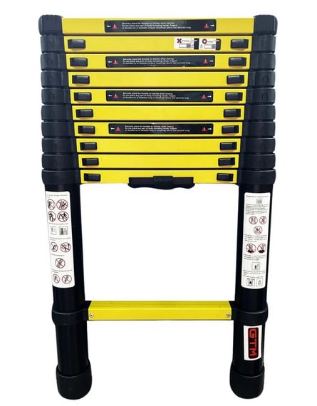 Драбина телескопічна GTM 1x11 алюмінієва, 3.2 м (KME1032Y/881032) (39527)