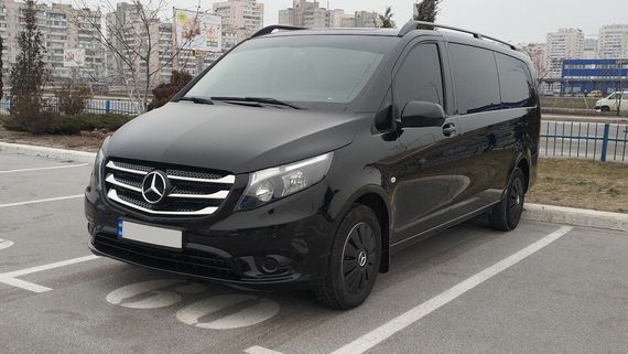 Накладки на решетку 2014-2020 (5 шт, нерж) Carmos - Турецкая сталь для Mercedes Vito / V W447 | Зображення 2
