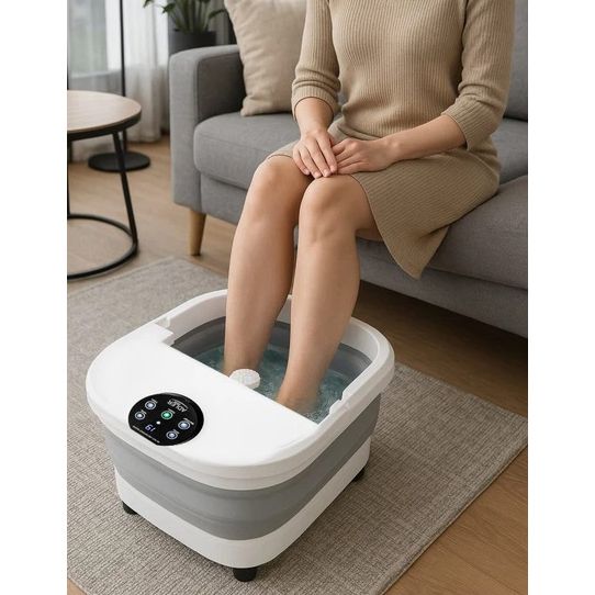 Гідромасажна ванночка для ніг Adler AD 2182 з механічним масажем підігрівом води 3.1кг 9.8л 500Вт | Зображення 2