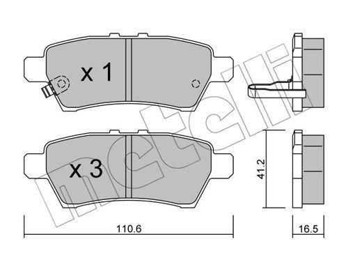 Колодки тормозные задние Nissan Pathfinder III 05-  22-0744-0 | Зображення 9