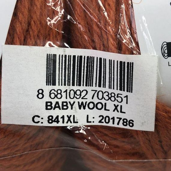 Пряжа Gazzal – Baby Wool XL колір 841 Теракот | Зображення 2