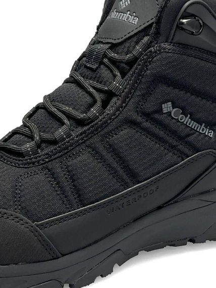 Зимові чоловічі кросівки Firecamp High All Black Fur , В'єтнам 45 28,5 | Зображення 7