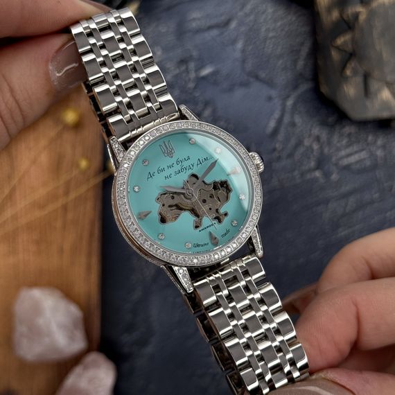 Годинник наручний Awarder 049 Silver-Blue | Зображення 3