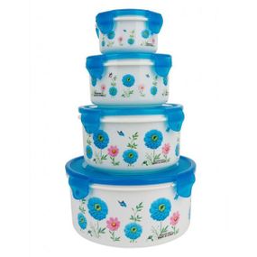 Набор пластиковых судков UNIQUE UN-1512. EJ-111 Цвет: голубой