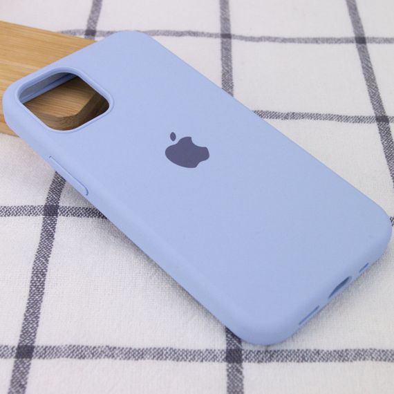Чохол Silicone Case Full Protective (AA) для Apple iPhone 13 Pro (6.1") Блакитний / Lilac Blue | Зображення 1