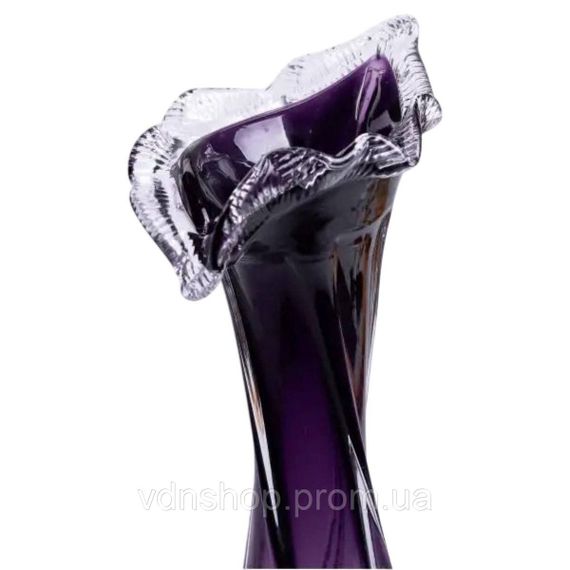 Ваза для цветов 31.5 см декоративная ваза для букета 300 мл Фиолетовая HP-9-7 | Зображення 2