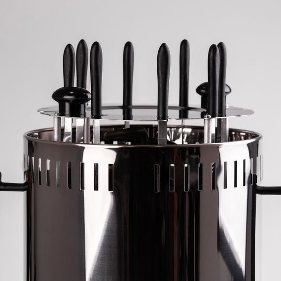 Електрошашличниця вертикальна Sokany SK6113 на 8 шампурів 1500 Вт | Зображення 2