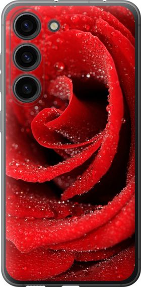 Чехол на Samsung Galaxy S23 Красная роза "529u-2907-17620"
