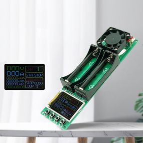Тестер измеритель емкости мощности аккумуляторов 18650 XH-M239 li-ion с USB Type-C цифровой 2 канала