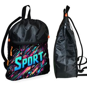 Рюкзак-мішок для взуття, спортивної форми Sport дитяча сумка для змінки з розширювачем (01428)