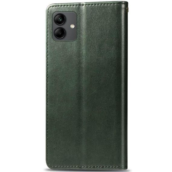 Шкіряний чохол-книжка GETMAN Gallant (PU) для Samsung Galaxy A07 Зелений | Зображення 1