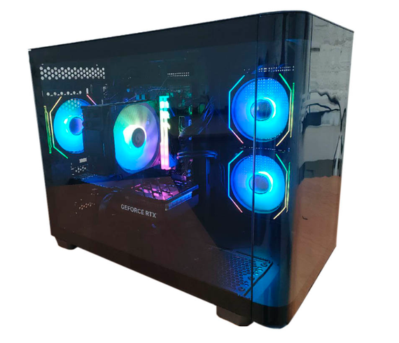 Ігровий ПК STALKER (P300C-G-BK-v1 Black) Башта / AMD Ryzen 5 5500 (6 (12) ядер по 3,6 - 4,2 ГГц) / 16 ГБ DDR4 / 256 ГБ SSD + 1000 ГБ HDD / nVidia GeForce RTX 5050, 8 ГБ GDDR7, 128-біт б/в | Зображення 1