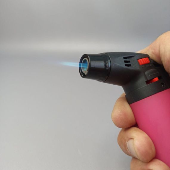 Запальничка турбо-пальник прогумована Lighter KKK | Зображення 2