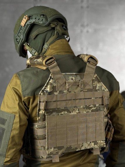 Плитоноска 4 точки скидання REVENGER піксель ВТ5042 | Зображення 3