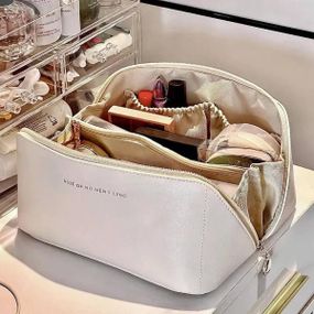 Косметичка женская дорожная Makeup bag AND XL-980 Белый