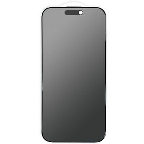 Защитное стекло Privacy 5D Matte (тех.пак) для Apple iPhone 17 / 16 Pro (6.3") Черный