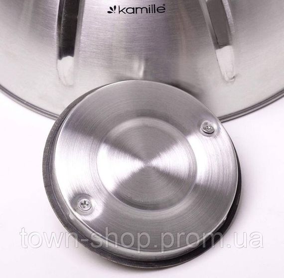 Чайник Kamille Whistling Kettle 5л из нержавеющей стали со свистком KM-0698 | Зображення 3