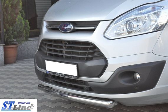 Передній захист ST008 (нерж.) 51 мм для Ford Custom 2013-2024 рр | Зображення 1